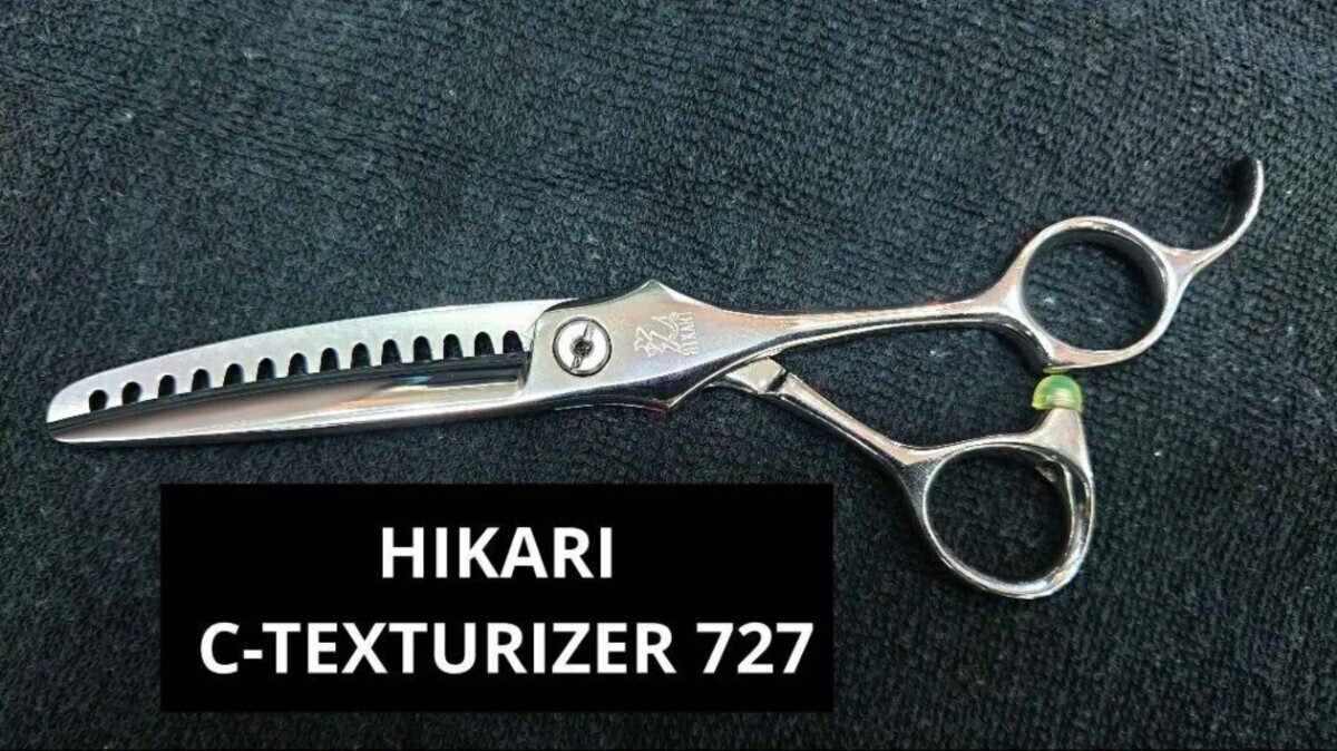 HIKARI C-TEXTURIZER 727 6.0inch スキ率約60％ ヒカリ 光 セニング シーテクスチャーライザー シザーズ 鋏 刈り上げ 5スター モリブデン鋼_画像1