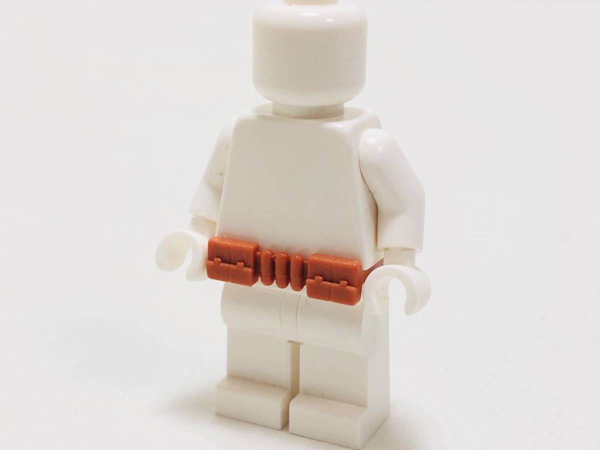 【新品未使用】レゴ LEGO ミニフィグ アクセサリー ベルト ダークオレンジの画像1