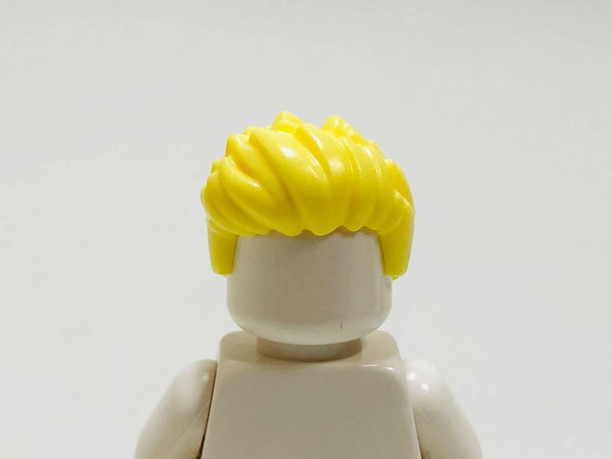 【新品未使用】レゴ LEGO ミニフィグ ヘアー ヘア ブライトライトイエローの画像1