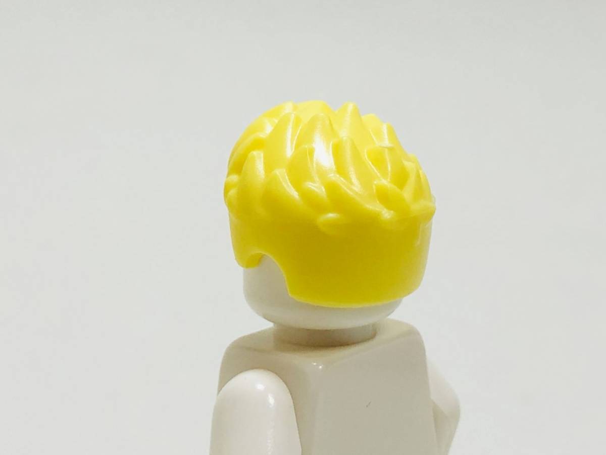 【新品未使用】レゴ LEGO ミニフィグ ヘアー ヘア ブライトライトイエローの画像2