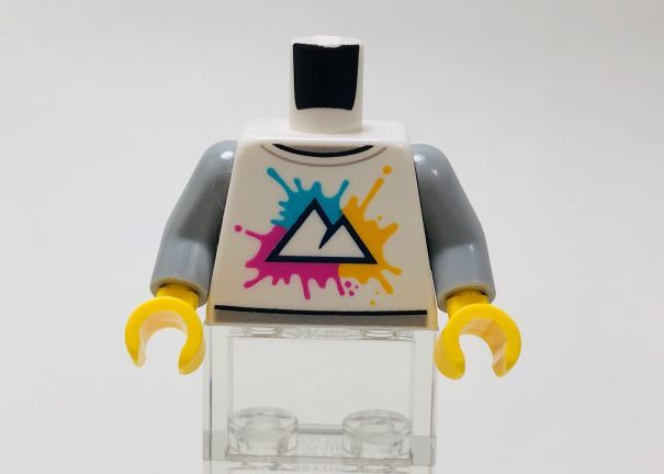 [ новый товар не использовался ] Lego LEGO Mini fig торс корпус 81 принт 