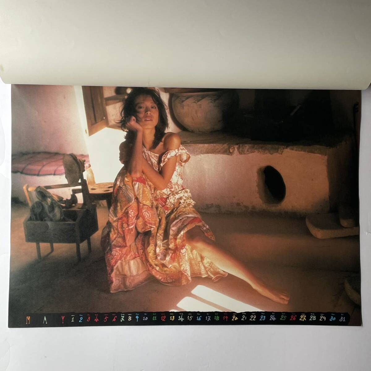 中森明菜 Santa Fe 1991 カレンダー 14枚綴り A2サイズ Akina Nakamori 当時物 ポスターの画像5