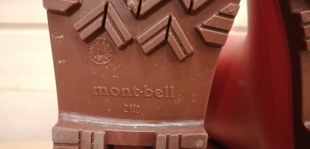 mont-bell сапоги влагостойкая обувь Mont Bell Kids 21cm уличный прекрасный товар использование 1.2 раз степень 