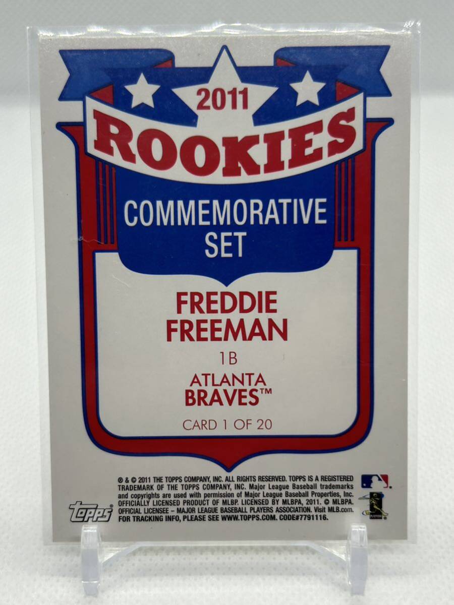 2011 Topps Lineage Freddie Freeman RC_画像2