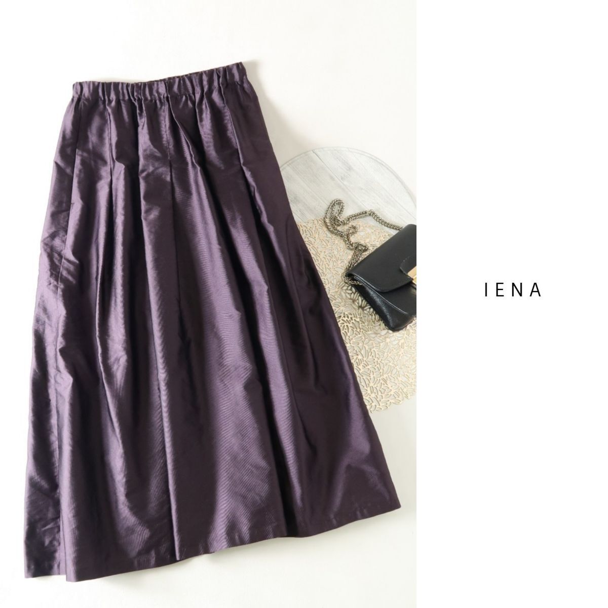 1.7 ten thousand * Iena IENA*...AIDA tough ta gathered skirt 36 size *A-O 2732