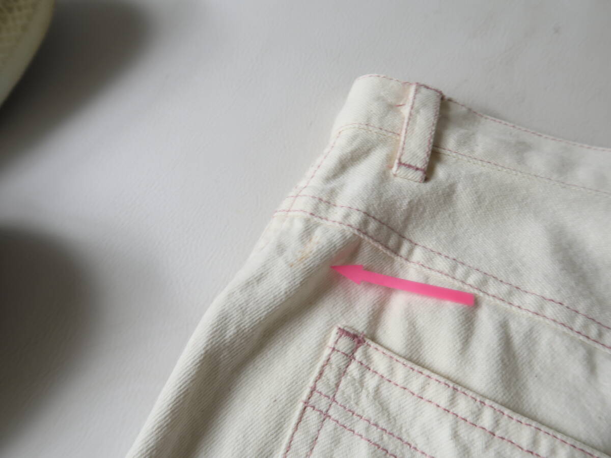 ピンクハウス PINK HOUSE☆洗える 綿100% ブランドロゴ刺入りロングスカート Lサイズ☆N-H 2135の画像9
