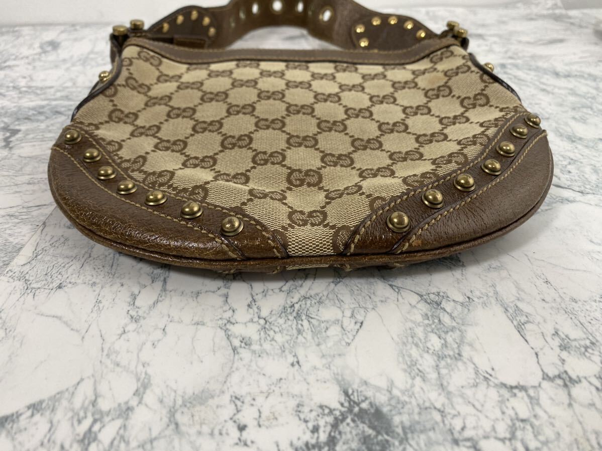 j662 GUCCI グッチ ショルダーバッグ GGキャンバス の画像4