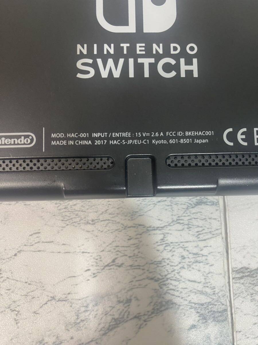 j568k Nintendo Switch ニンテンドースイッチ 本体 ネオングリーン/ネオンピンク HAC-001 2017 動作確認済みの画像5