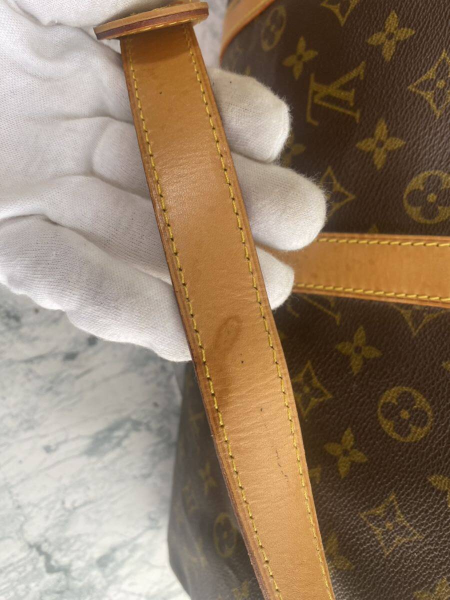 j531 LOUIS VUITTON ルイヴィトン モノグラム キーポル バンドリエール 55 ボストンバッグ _画像4