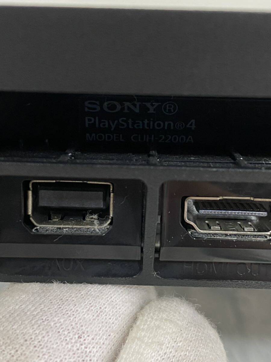 j671k SONY PlayStation4 CUH-2200A ジェットブラック 動作確認済みの画像5