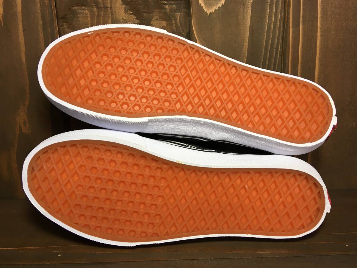 ★VANS バンズ 国内企画 slip on スリッポン 白×黒 ダズルカモ 迷彩 カモフラ 26.0cm 未使用 検 SK8 オールドスクール ミュール クロッグ_画像2