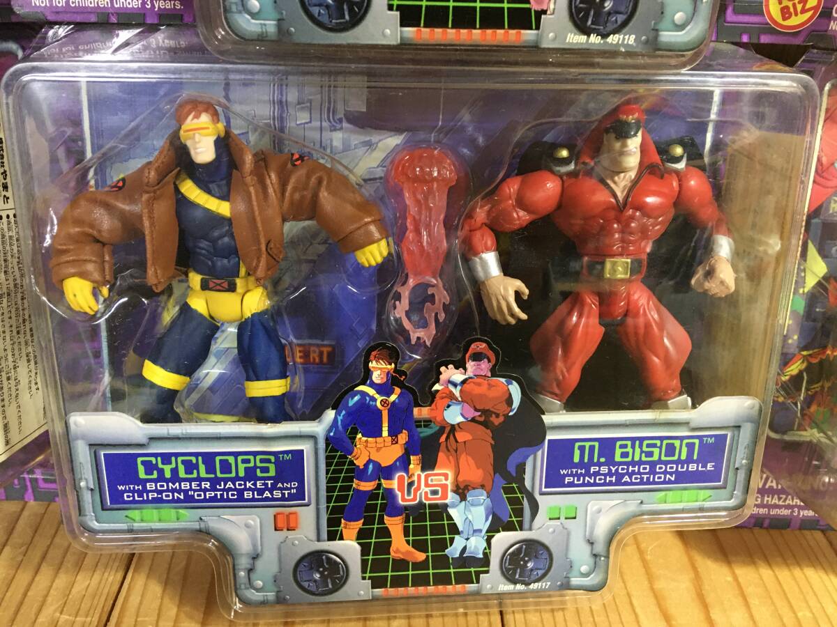 ☆X-MEN vs STREET FIGHTER フィギュア 5種 12体 6セット ☆X-MEN vs STREET FIGHTER フィギュア 5種 12体 6セット