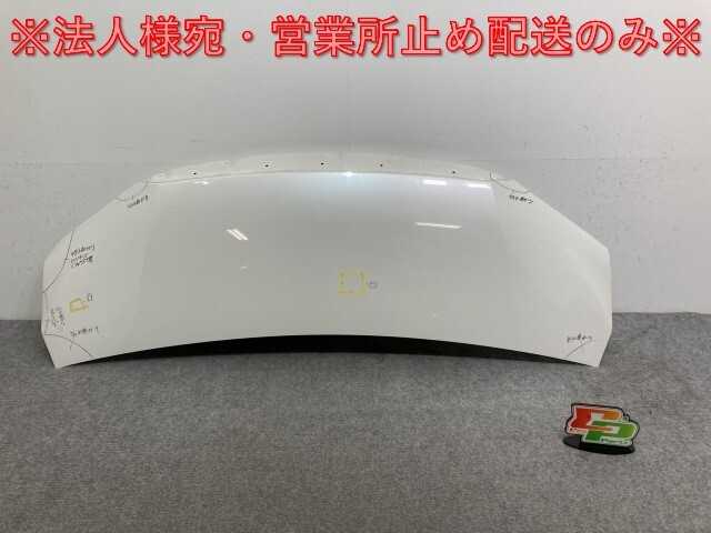 アルファード 30系/AGH30W/AGH35W/GGH30W/GGH35W/AYH30W 純正 ボンネット/エンジンフード ホワイトパールクリスタルシャイン 070(136173)_画像1