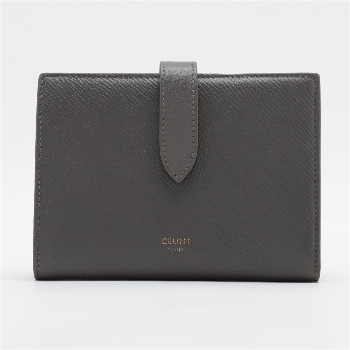 ■ Красивые товары ■ Celine ■ Стропительный кожи кожа Bi-Cold Wallet Изогнутые кожаные мужские женщины MMM J29-10