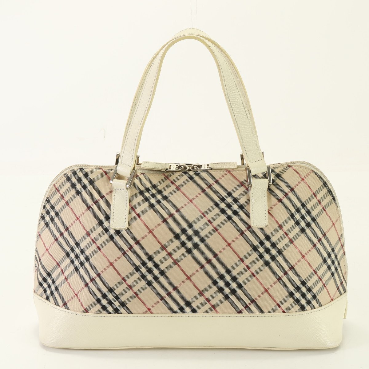 1 иен # Burberry # проверка # ручная сумочка # большая сумка популярный стандартный модный Brown белый плечо кожа женский ENT 1019-N5