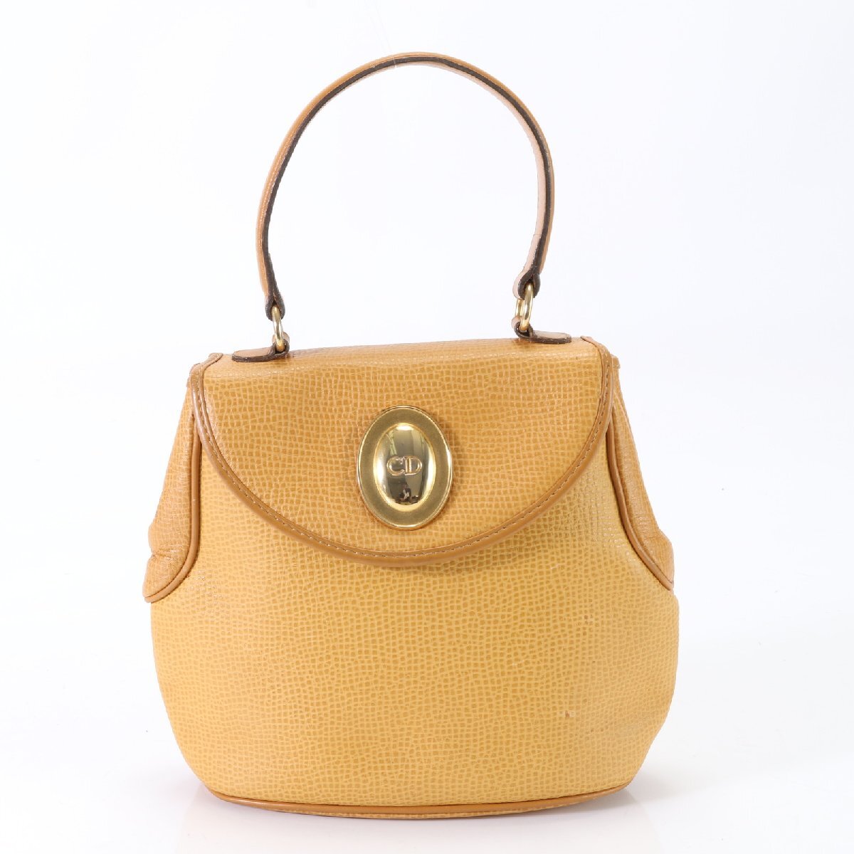 1 иен # прекрасный товар # Vintage # Christian Dior # кожа ручная сумочка большая сумка верх руль натуральная кожа симпатичный женский YYM S22-8