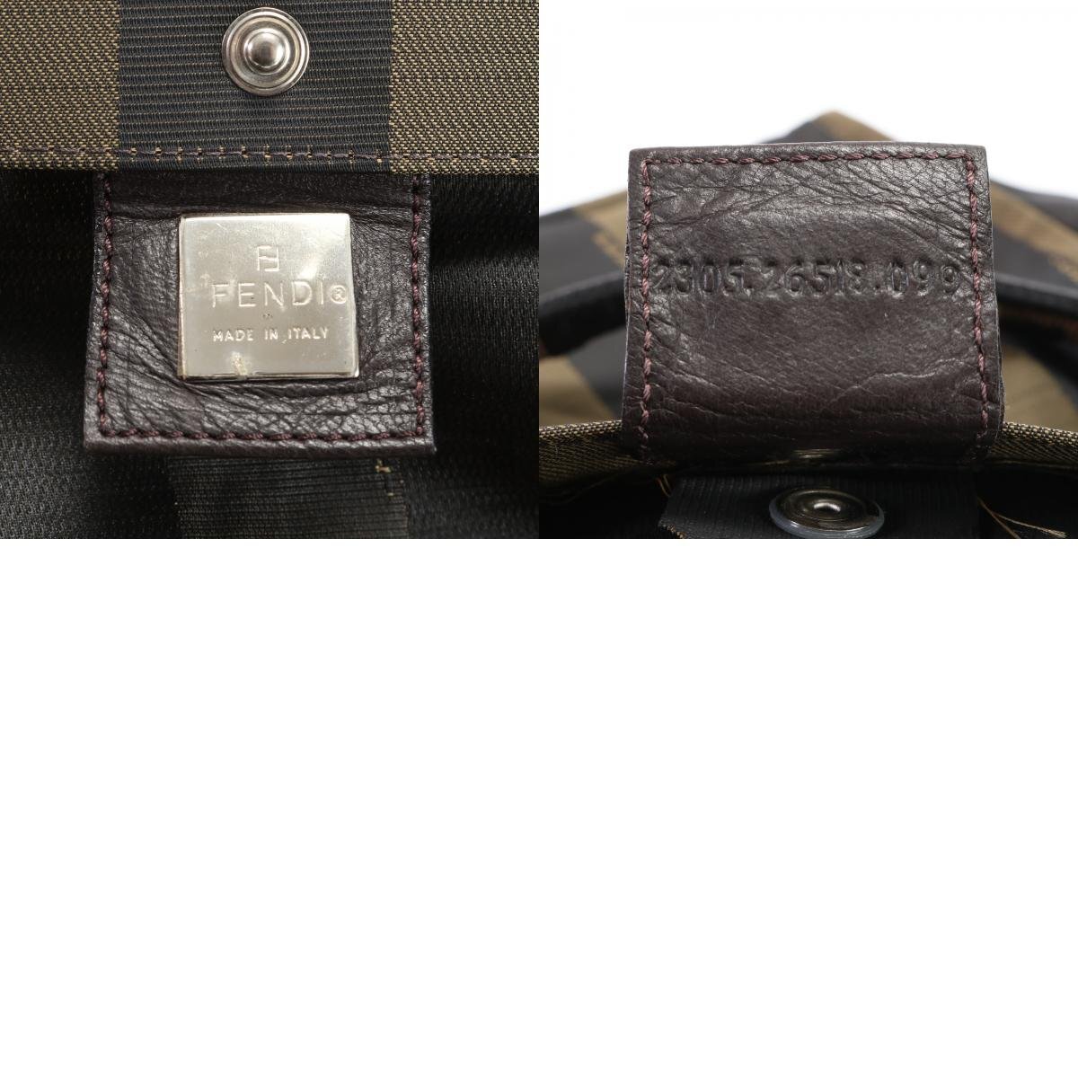 ■美品■フェンディ■ペカン レザー トート バッグ ショルダー ビジネス 通勤 書類鞄 ブラウン 茶色 A4 メンズ レディース EFM R4-2_画像10