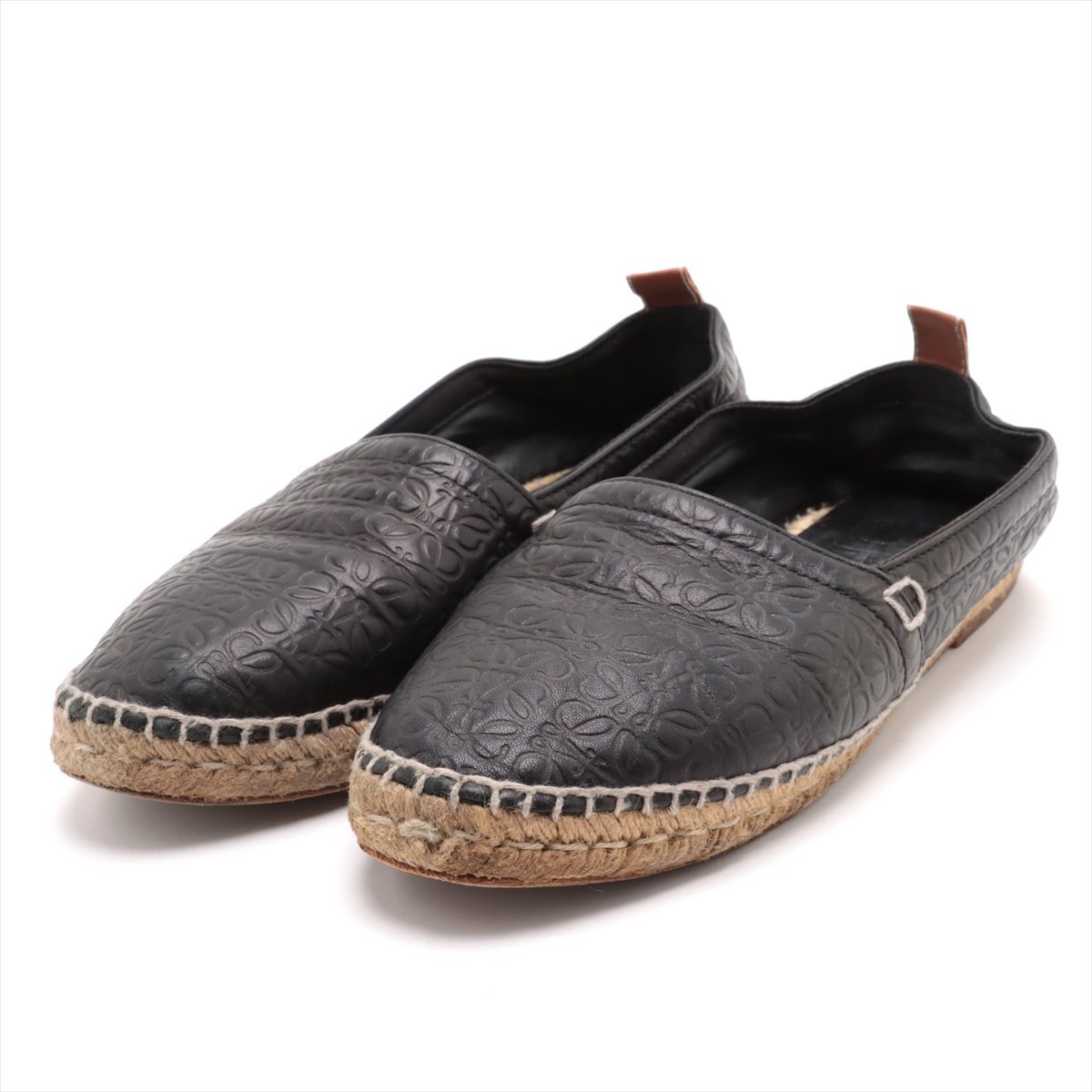 #1 jpy # Loewe # hole gram repeat espadrille 43 28.5cm corresponding leather slip-on shoes shoes flat shoes sandals men's EEM Y8-5