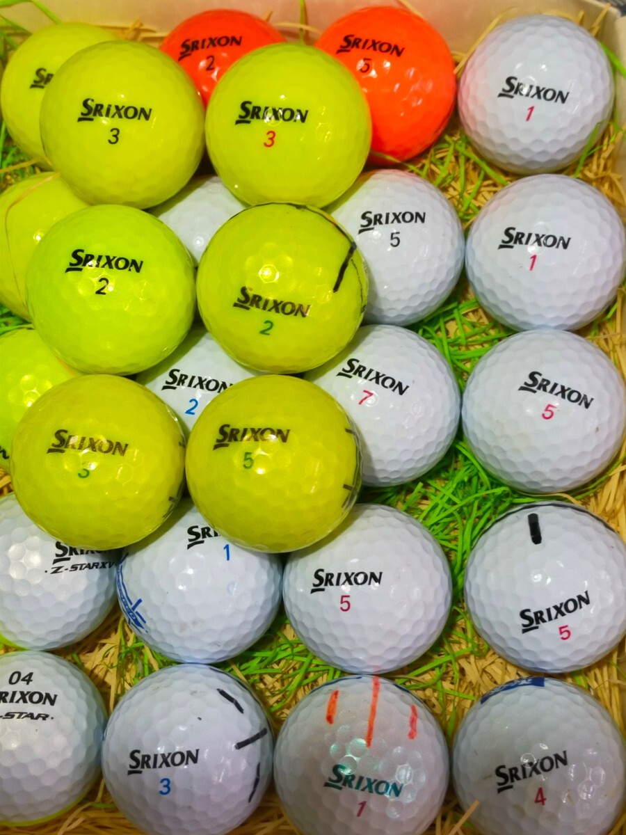 ●●◯【GOLFボール ★ロストボール★ 41球】『ブリヂストン♪JGR・TOUR -Ｂ・BX』『SRIXON・スリクソン♪Z-STAR・XV・AD-SPEED 』等◯●●_画像4