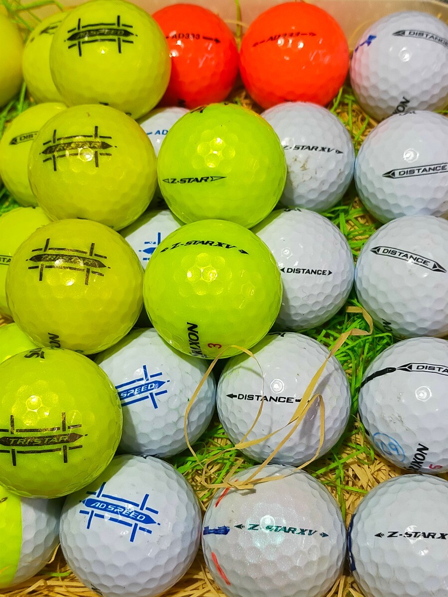 ●●◯【GOLFボール ★ロストボール★ 41球】『ブリヂストン♪JGR・TOUR -Ｂ・BX』『SRIXON・スリクソン♪Z-STAR・XV・AD-SPEED 』等◯●●_画像6