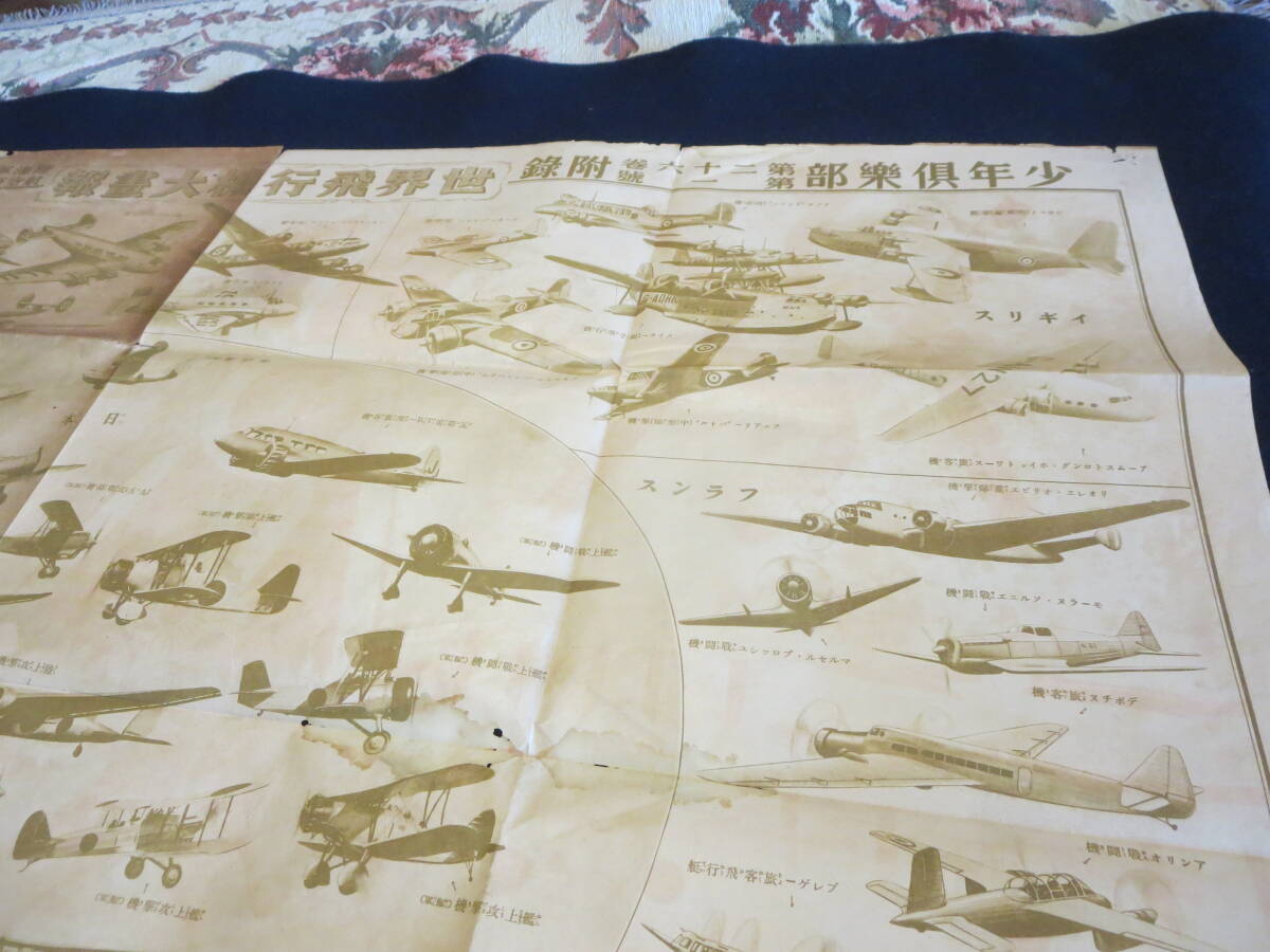 戦前　少年倶楽部　付録　昭和１４年１月　帝国勲章大鑑／世界飛行機代画報　_画像7