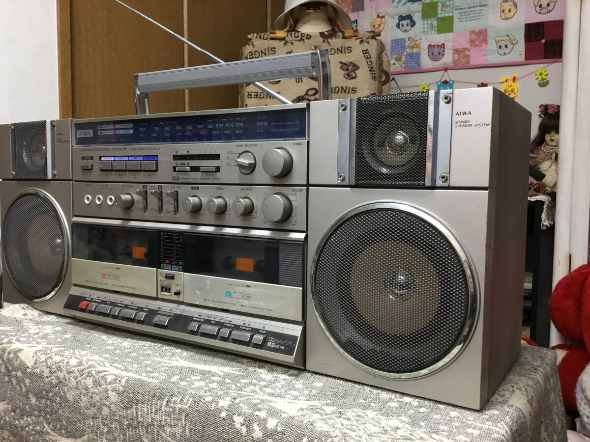 AIWA アイワ ダブルラジカセ CDラジカセの画像1