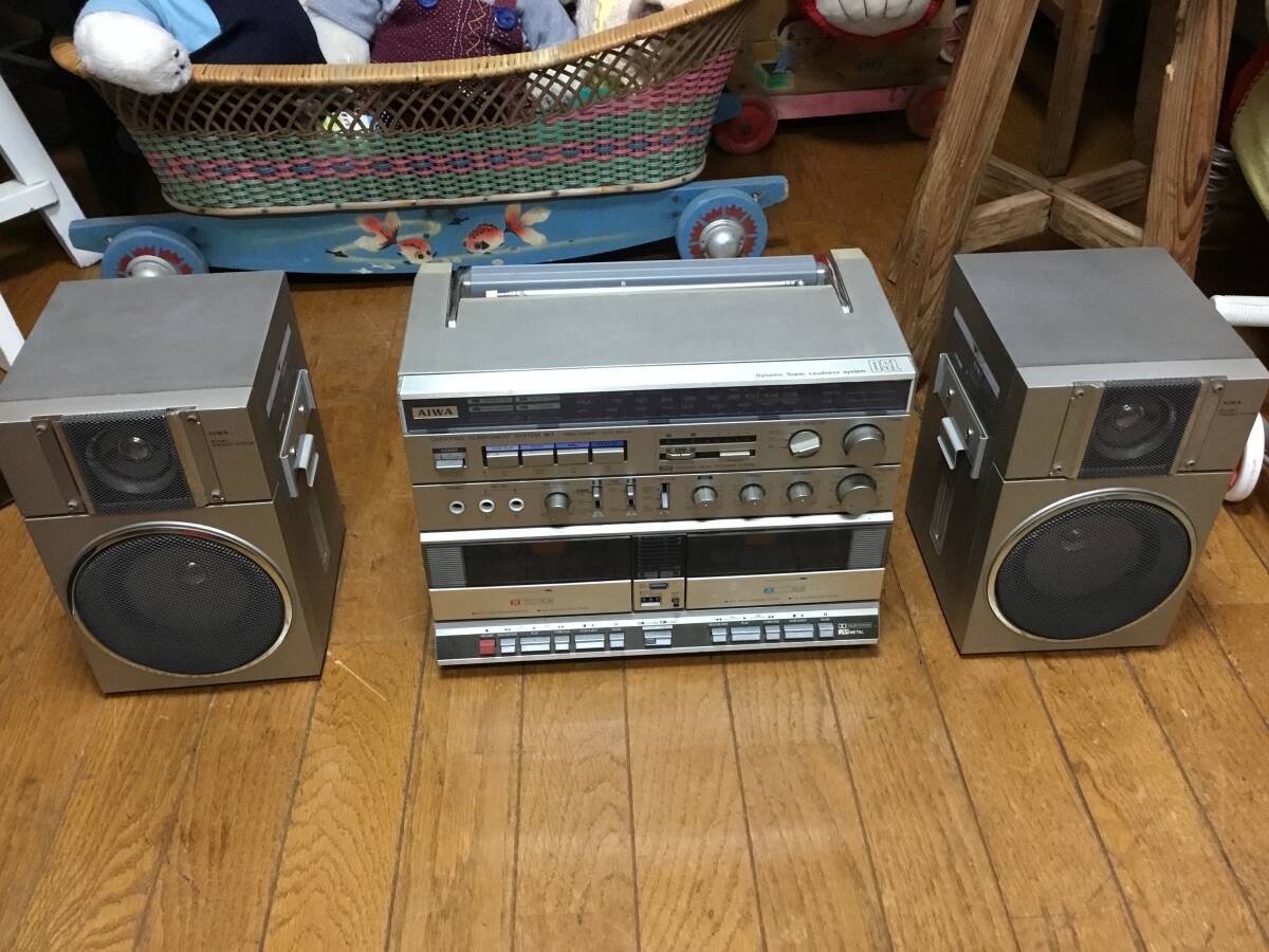 AIWA アイワ ダブルラジカセ CDラジカセの画像7