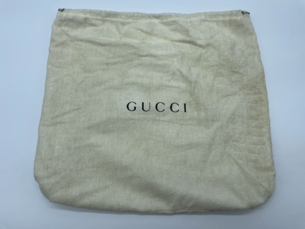 GUCCI グッチ 001-2113-1638 バンブー 2WAY ハンドバッグ ショルダーバッグ レザー 本革 袋付きの画像10