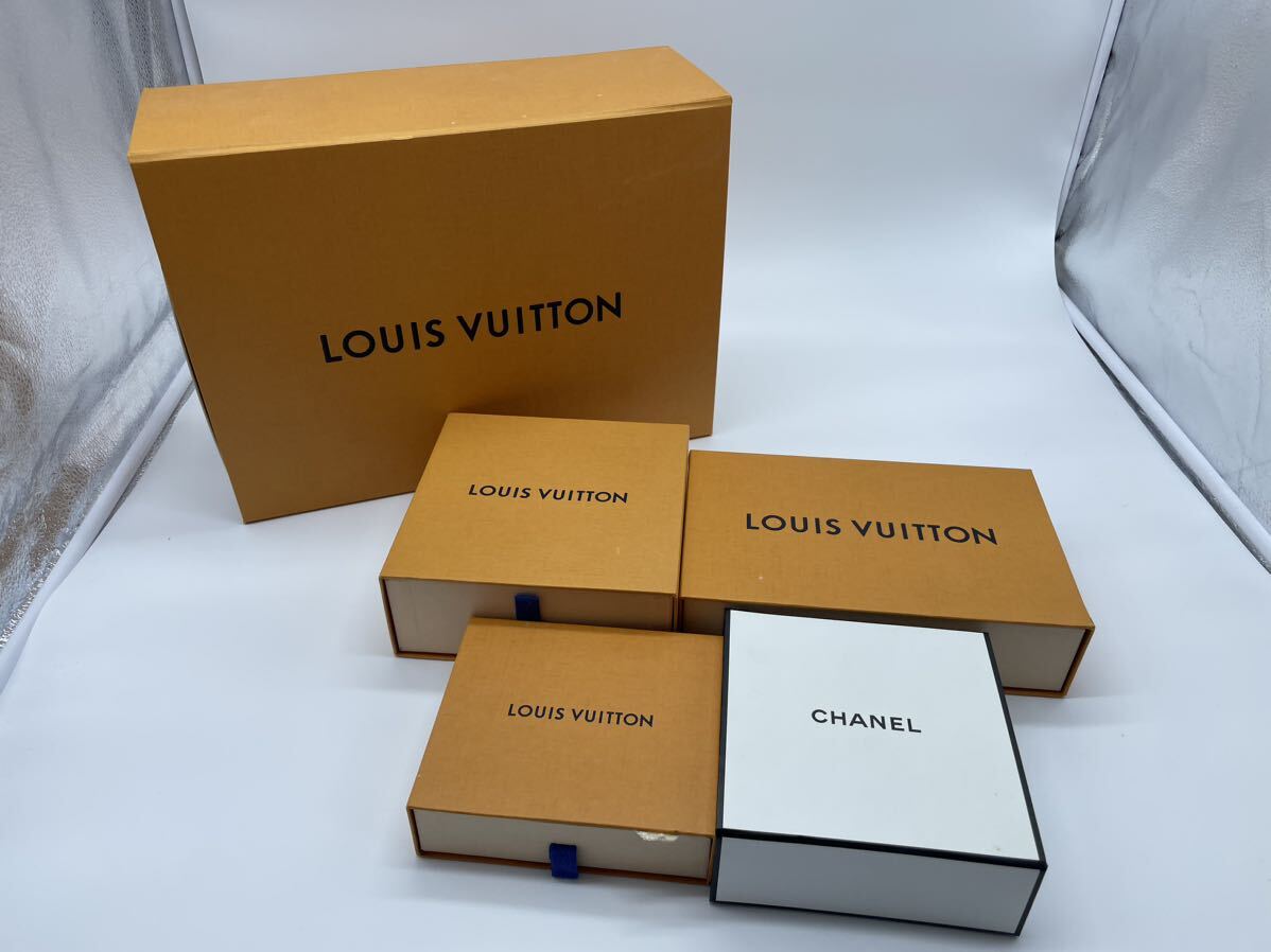 LOUIS VUITTON ルイヴィトン CHANEL シャネル 空箱 ボックス BOX 5個セットの画像1