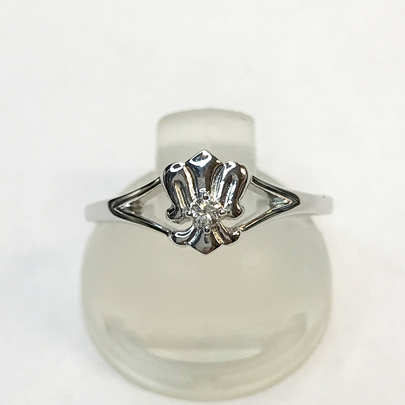 全ての Pt950 ミキモト ダイヤ qoj.Y7604 Ring 指輪 デザインリング 一粒 プラチナ台
