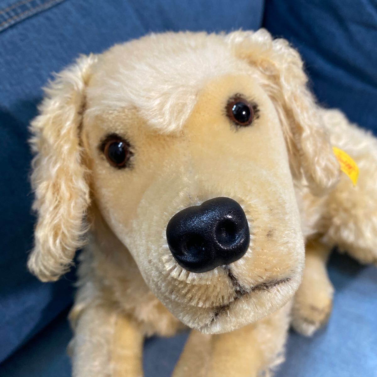レア シュタイフ ゴールデンレトリバー ハッソ Steiff Golden レア シュタイフ ゴールデンレトリバー ハッソ Steiff Golden