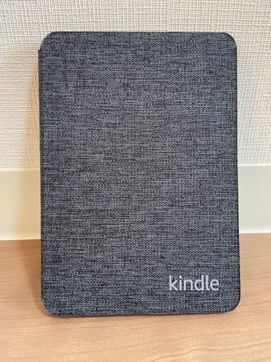 【極美品】Amazon Kindle (16GB) 6インチディスプレイ 電子書籍リーダー ブラック 広告なし 純正カバー 保護フィルム装着済み
