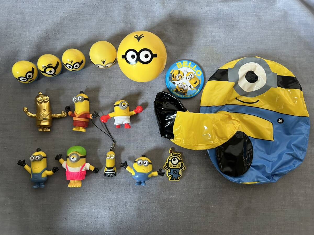 ２　MINION　ミニオン　フィギュア　キーホルダー　ビニール人形　15set_画像1