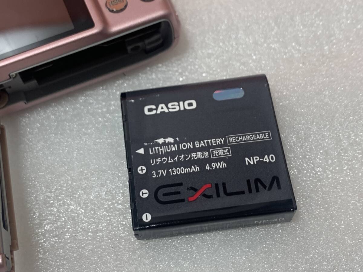 170176◇CASIO EXILIM EX-Z450 コンパクトデジタルカメラ 12.1 MEGA PIXELS ピンク 動作未確認 写真追加あり◇C1の画像9