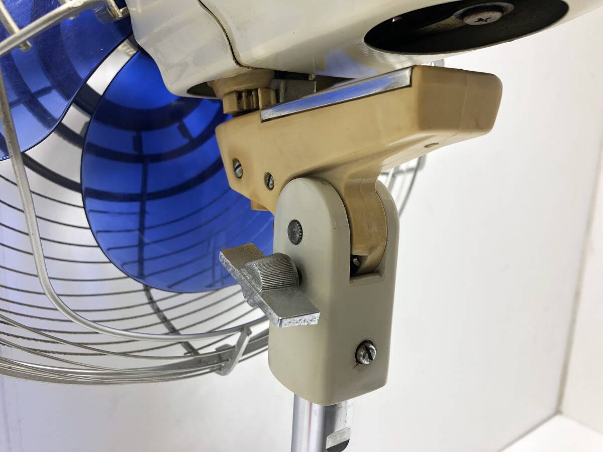 6028◆MITSUBISHI ELECTRIC　Living Fan　R30-W　6型　扇風機　昭和レトロ　三菱扇風機　30ｃｍ　エースお座敷扇　写真追加あり◆_画像8