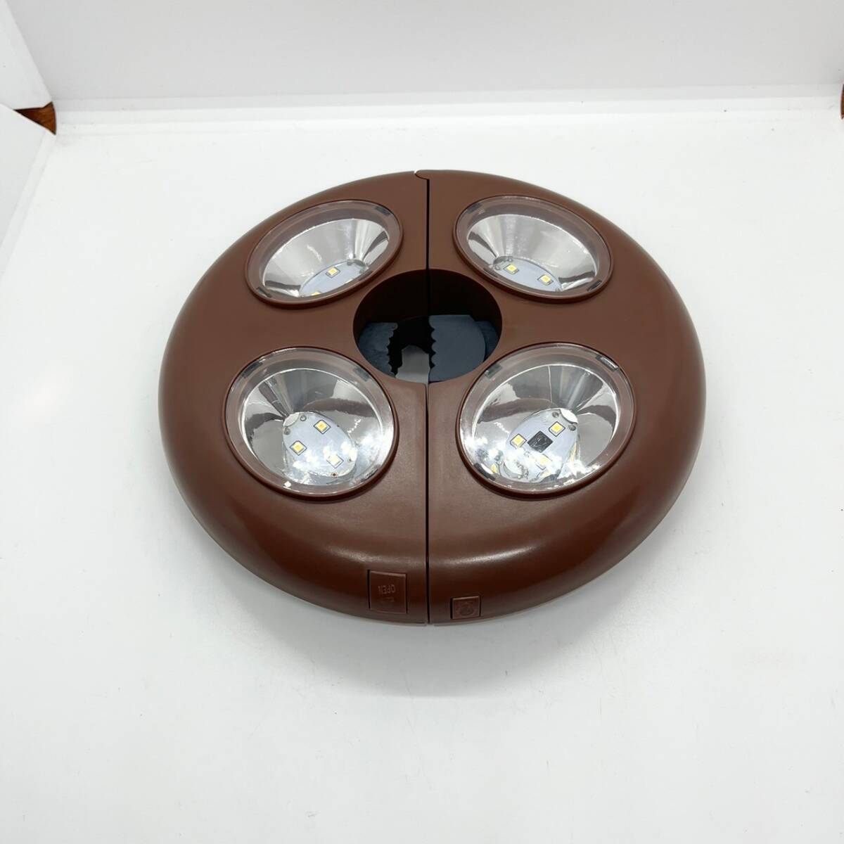 DOD(ディーオーディー) リモコンUFOライト リモコン付属 ワンポールテント 200ルーメン 暖色LED L1-502(廃盤品)の画像1