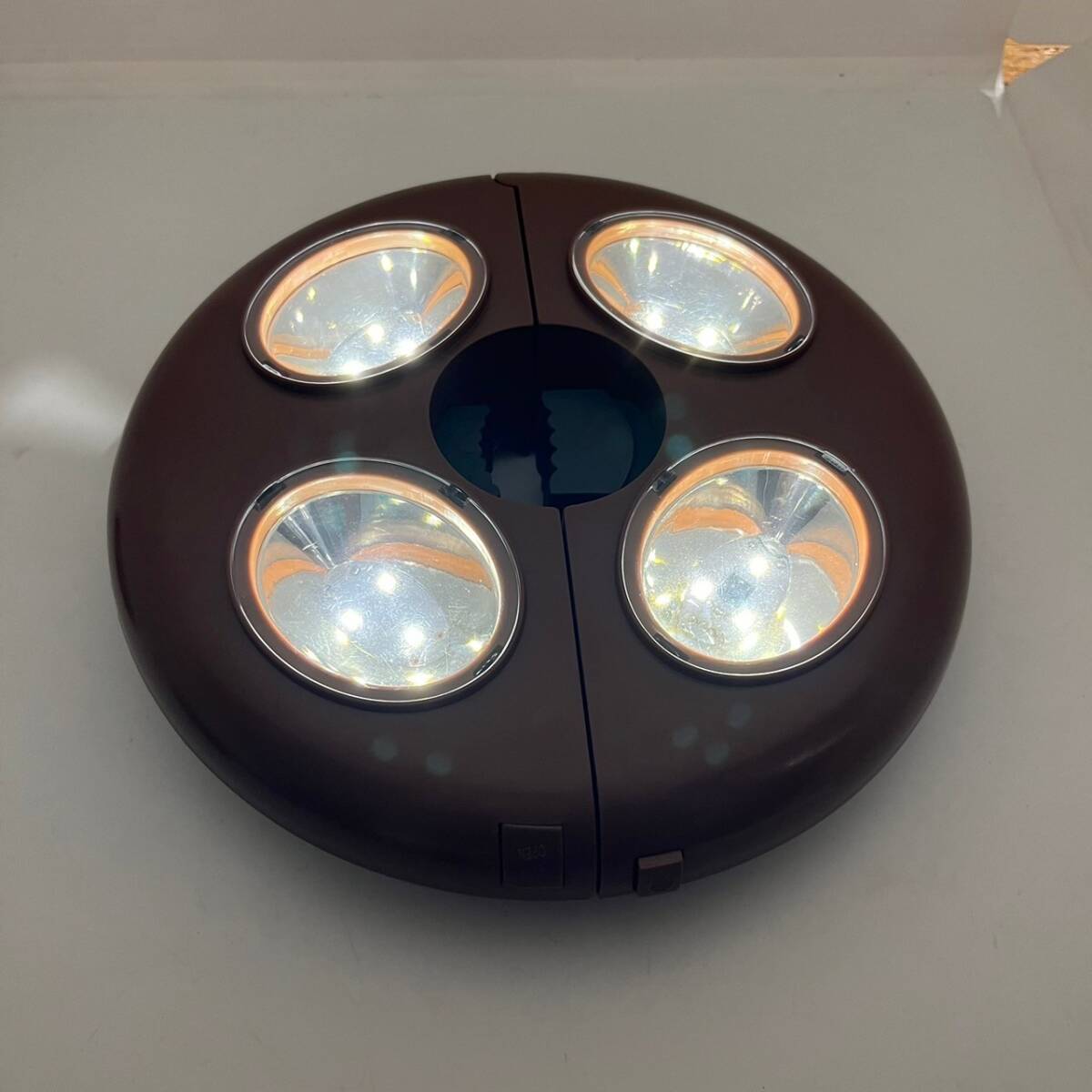 DOD(ディーオーディー) リモコンUFOライト リモコン付属 ワンポールテント 200ルーメン 暖色LED L1-502(廃盤品)の画像9