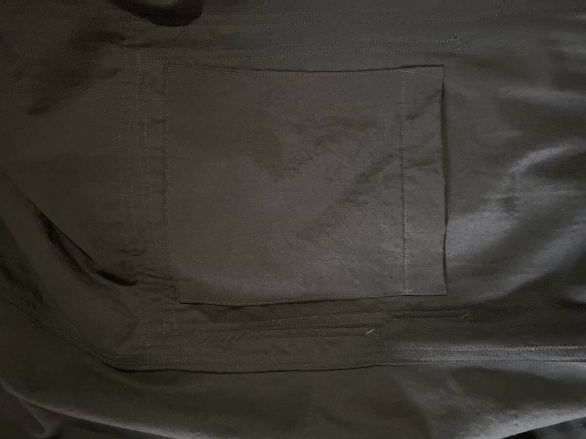 YOHJI YAMAMOTO 美品Y 's for menロングコート　ポケット多数　使用頻度少ない　Aラインコート　スリーシーズン_裏側　右ポケット