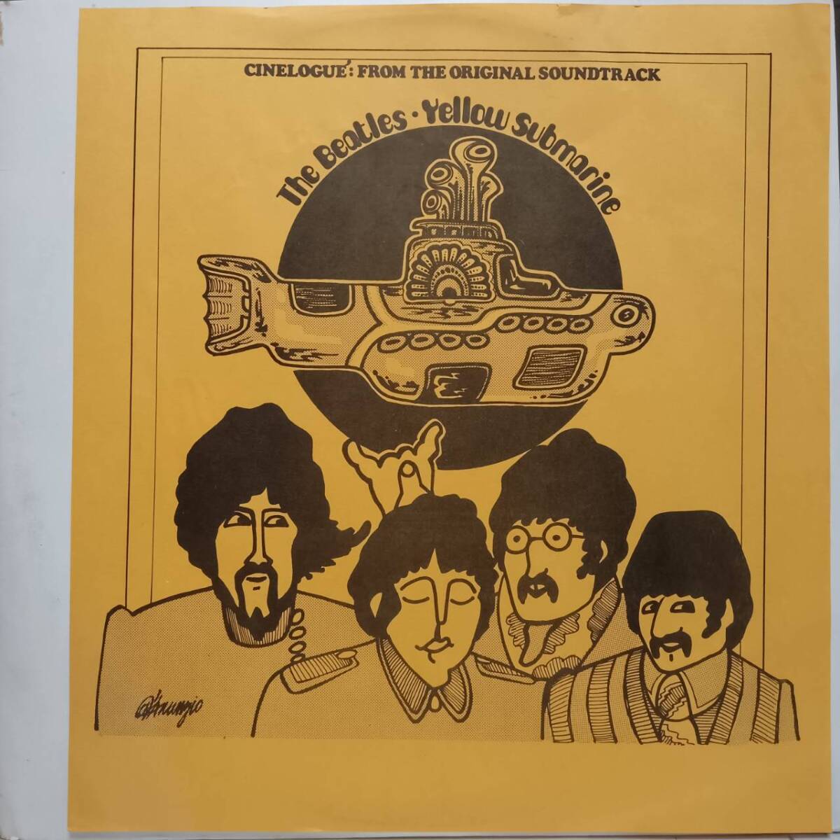 米LP プライベート The Beatles / Cinelogue' : From The Original Soundtrack Yellow Submarine 1974年 CBM YS-A1 イエロー・サブマリン_画像1