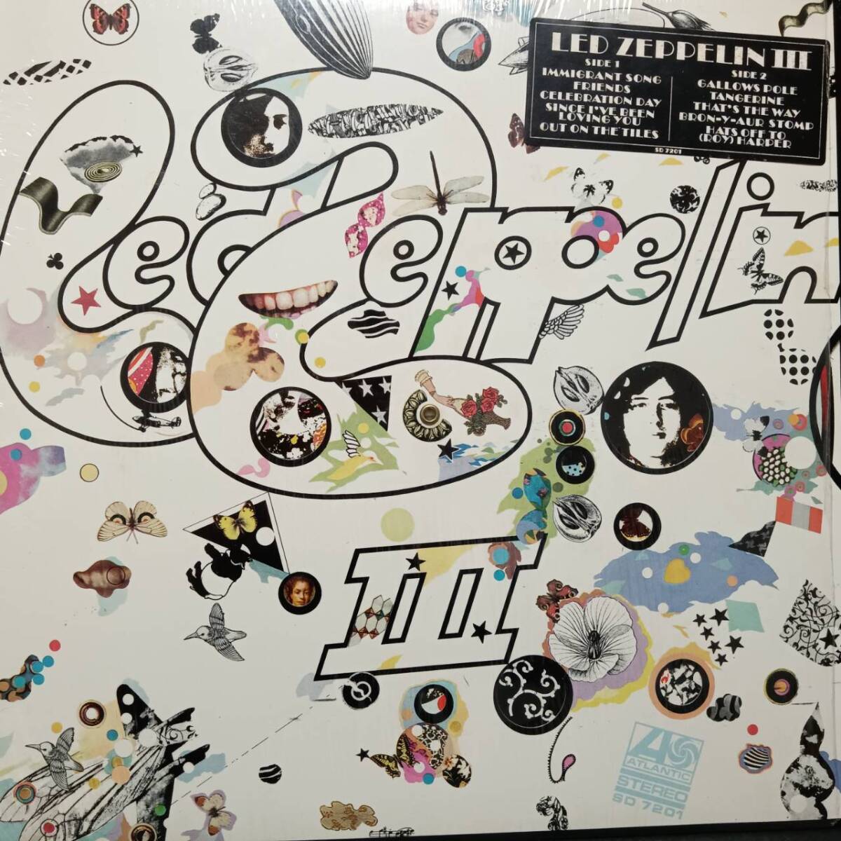 米ATLANTICオリジLP マトAA 高音質 Mastercraft刻印 住所BROADWAY！Led Zeppelin / III 1970年 SD 7201 シュリンク＆ハイプ Monarchプレスの画像1