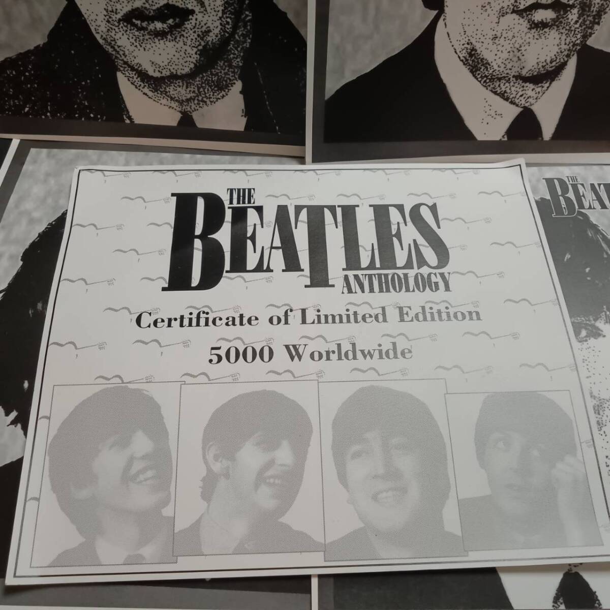 奇跡 未開封シールド 英APPLEオリジ3LP！Beatles / Anthology 1 1995年 7243 8 34445 1 9 限定BOX仕様 Tシャツ 文鎮 ポートレート Sealedの画像10
