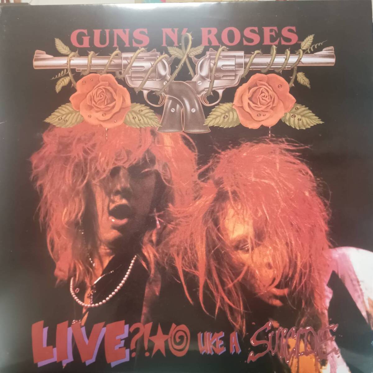 美品 米12インチ Guns N' Roses / Live ?!★@ Like A Suicide (1st EP) 1986年作 Uzi Suicide Records USR-001 ガンズ・アンド・ローゼズ_画像1