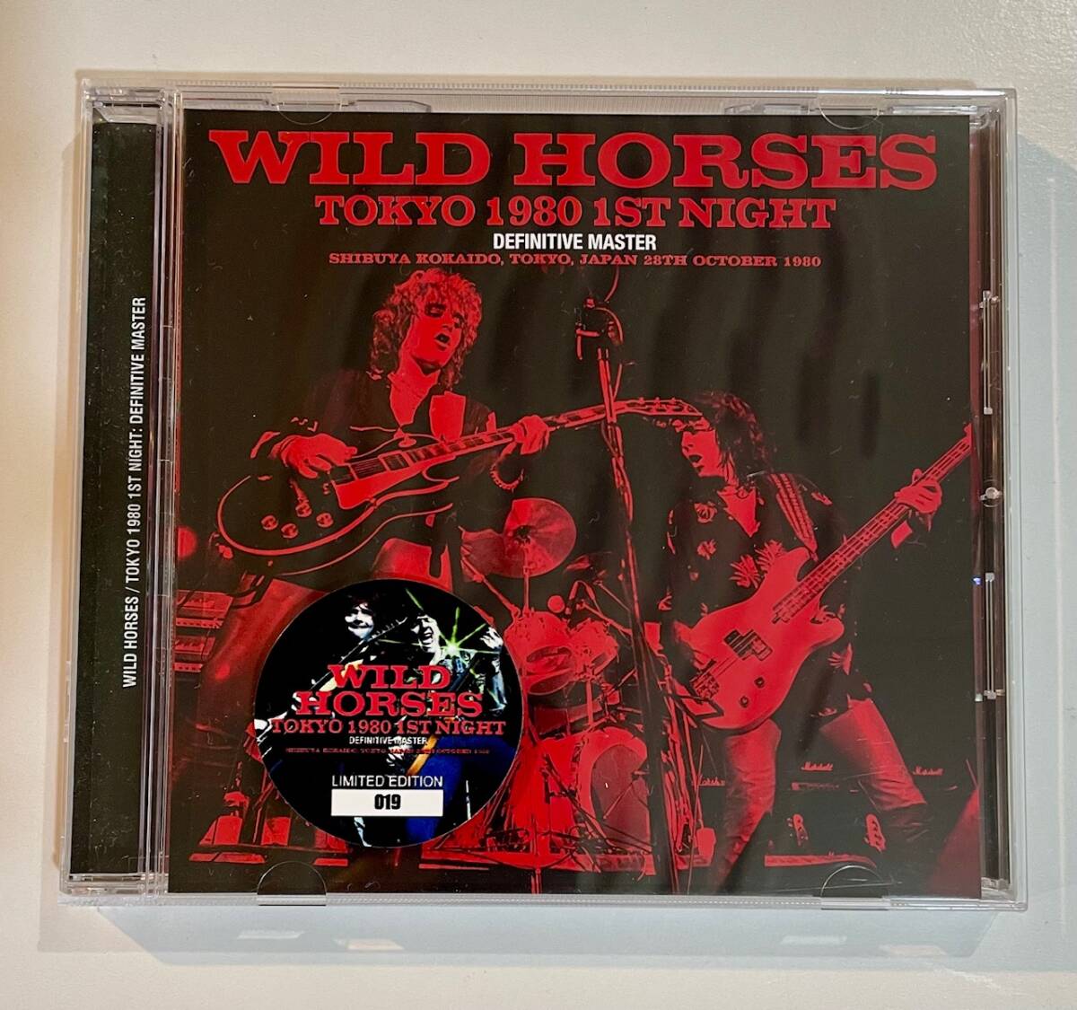 [プレスCD] Wild Horses Tokyo 1980 1st Night Definitive Master Jimmy Bain Brian Robertson Thin Lizzy シン・リジィ ワイルド・ホースの画像1