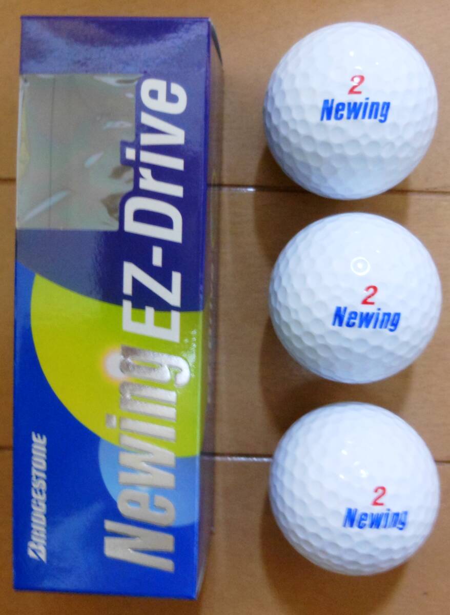 NEWING EZ-Drive ニューイング 3ダース,ブリヂストン★クリーナー スリーウェイキット,カラーロストボール 12個,ウッドティー30本_画像3