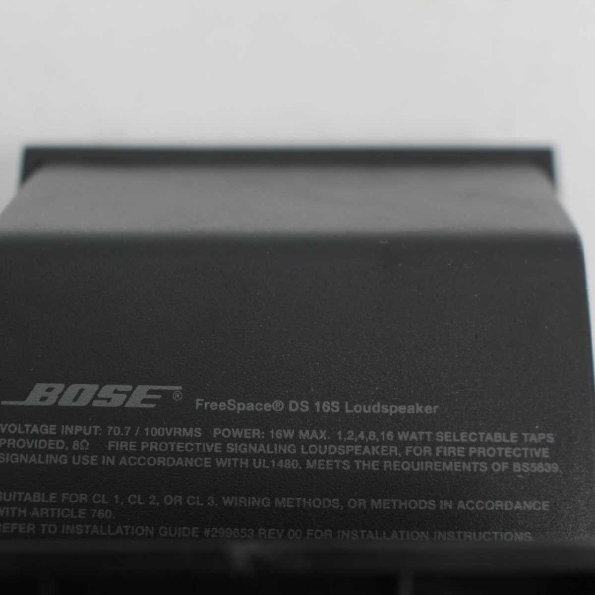 251)BOSE DS16S スピーカー ペア２本 黒色 ブラック カバー欠品_画像8