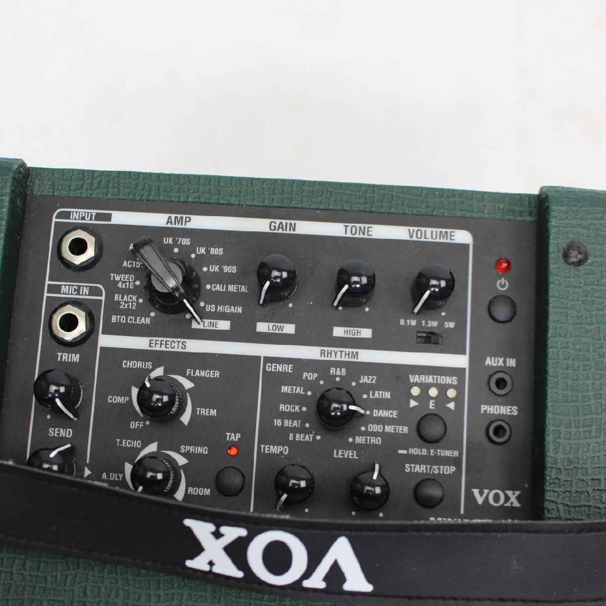 326)VOX MINI5-RM ギターアンプ ボックス ミニアンプ ※アダプター欠品の画像7