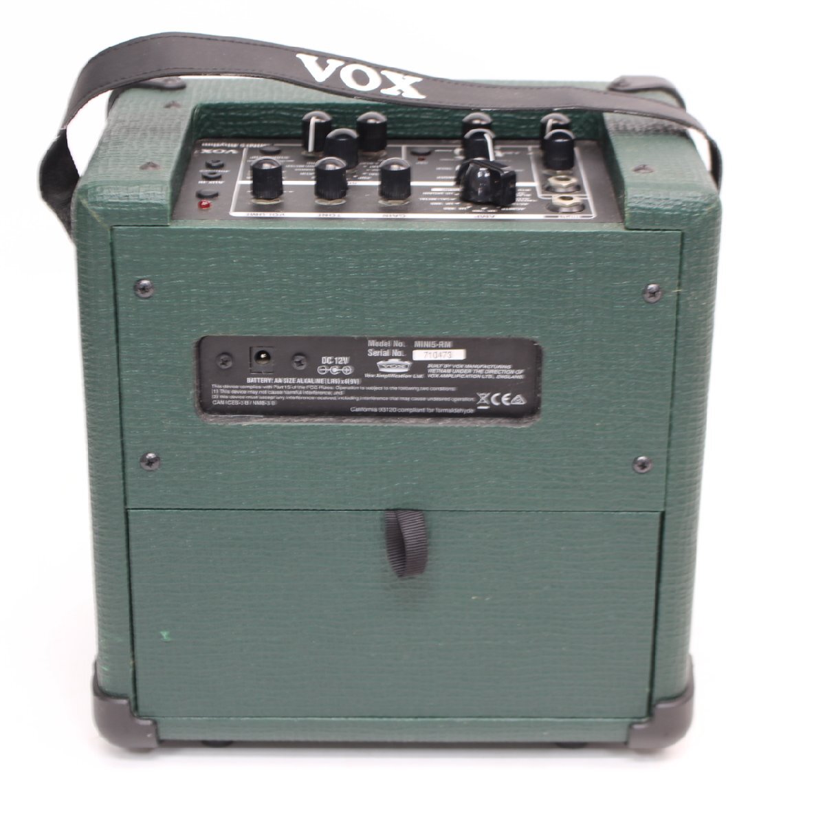 326)VOX MINI5-RM ギターアンプ ボックス ミニアンプ ※アダプター欠品_画像4