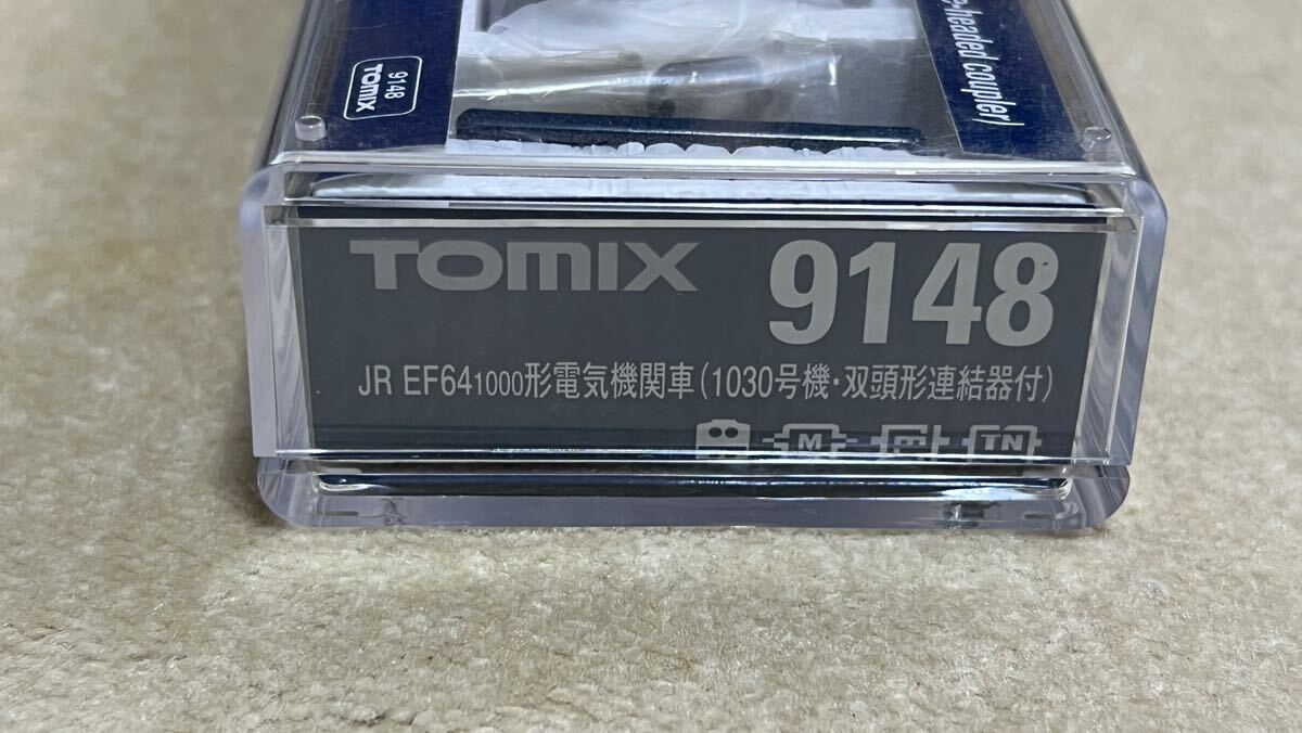 説明必読！ レア 美品！ TOMIX EF64 1000 電気機関車 1030号機 双頭形連結器付 9148の画像2