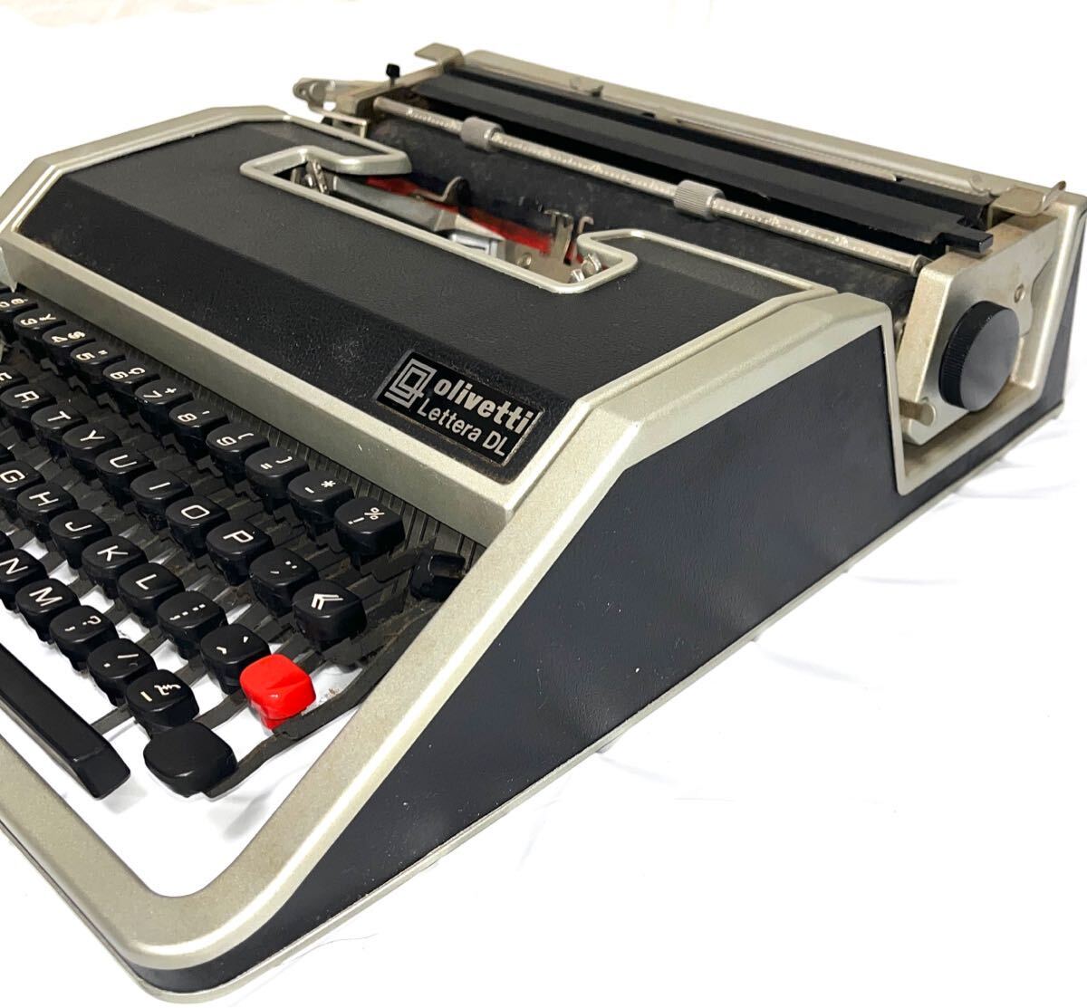【丹】 タイプライター Olivetti オリベッティ レトロ オリベッティ Lettera DL プレミアム中古タイプライターの画像8