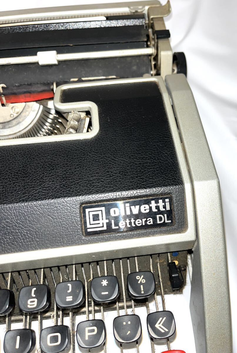 【丹】 タイプライター Olivetti オリベッティ レトロ オリベッティ Lettera DL プレミアム中古タイプライターの画像7